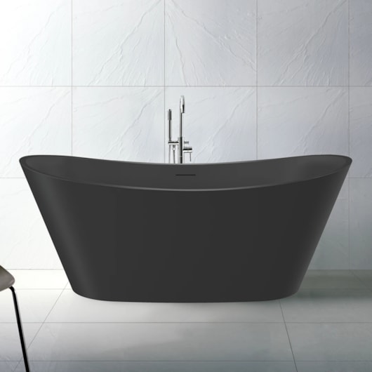 Banheira Porto Belo Pure Black Immersi 170x81x68cm - Imagem principal - 6a21f2c0-4a89-47da-8c34-307d78f435ee