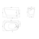 Banheira Romana Sem Hidromassagem Jacuzzi 150x75cm - 0968a77b-3aa3-48c8-a231-e76a3d806e46