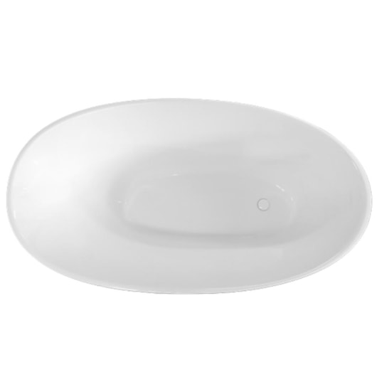 Banheira Rosalia Sem Hidromassagem Brilhante Jacuzzi 167x85x69cm - Imagem principal - f523d072-8b3b-456b-b883-4db022b7a5b5