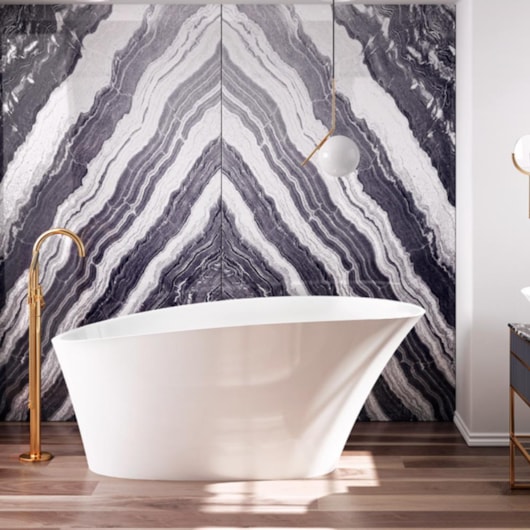 Banheira Rosalia Sem Hidromassagem Brilhante Jacuzzi 167x85x69cm - Imagem principal - b84362be-341e-4d65-9d36-8652c65194b0