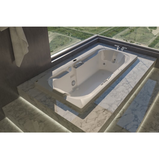 Banheira Spazia Jacuzzi 160x90cm - Imagem principal - 3db1e573-404b-4a6e-bd78-9b15dfcbcbba