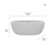 Banheira Taípe Glossy White Immersi 160cmX80cmx58cm - 60189494-5ff1-4d43-90be-c76b48d2f782