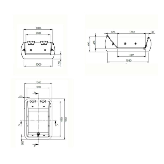 Banheiro Com Hidromassagem Spuma Ouro Fino - Imagem principal - a1f34bd3-8497-4e29-bee8-d9657150340c