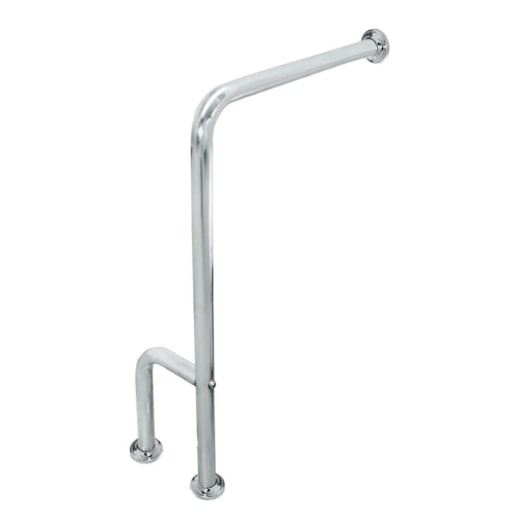Barra De Acessibilidade Em Alumínio Em L Para Sanitário Sicmol 73x80x22cm - Imagem principal - 054186ae-a86a-494b-bef0-ff7e774eeae8