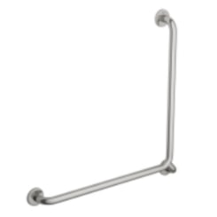 Barra De Apoio Em L De Acessibilidade Conforto Aço Polido Deca 70cm