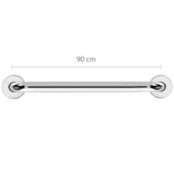 Barra De Apoio Inox Astra 1.1/4 90Cm