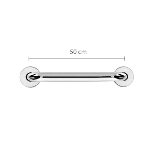 Barra de Apoio Inox Astra 50cm - Imagem principal - c31de3c2-0a1d-4e10-a2e3-8e4f46ded316