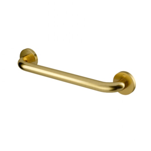 Barra De Apoio Reta De Acessibilidade Ouro Escovado Docol 40cm - Imagem principal - 65fcb57f-e90a-44dc-8747-b6686521cd97