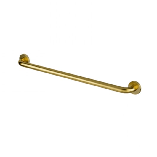 Barra De Apoio Reta De Acessibilidade Ouro Escovado Docol 80cm - Imagem principal - e5465cc9-d865-4458-9b9c-0097b2151101