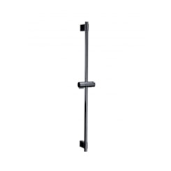 Barra Deslizante Para Ducha Manual Com Suporte Sensum Titanium Black Roca 80cm