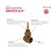 Base De Registro De Gaveta 3/4 4509 Deca - 813c358c-399b-407c-865e-d847078cdd0c