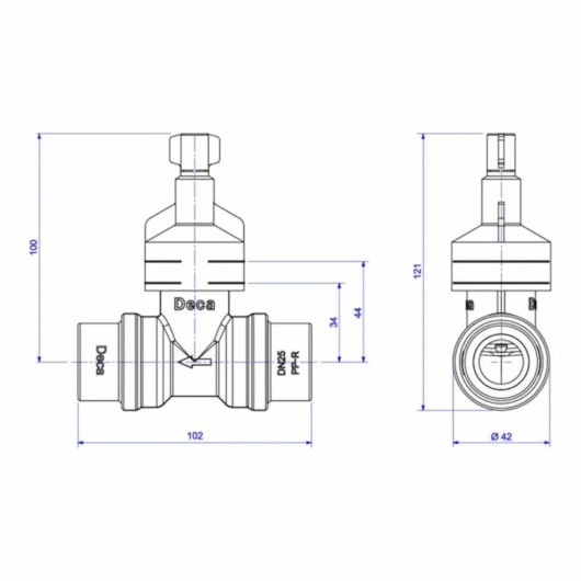 Base De Registro De Pressão Mvs Para Ppr Base Fácil 25mm Deca - Imagem principal - 4fcc0bfb-4255-4989-b57d-d8a95ece7700