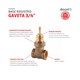 Base Para Registro De Gaveta 1509 3/4 Docol - 78ca3a26-c0f2-4d3f-957d-803476985da6