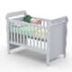Berço Infantil Mini Cama Mirelli Branco Brilho Carolina Baby - 654f5344-60e0-4085-9c49-9aaa7a643631