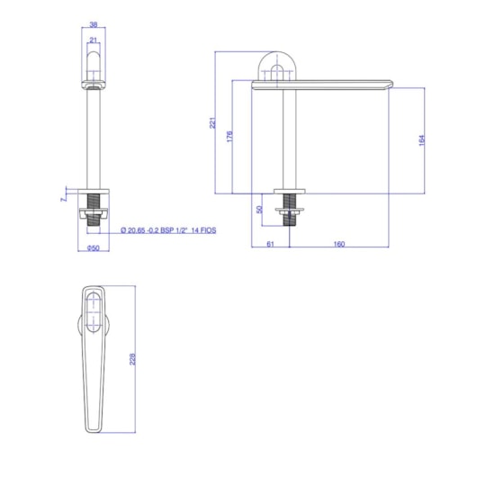 Bica Para Lavatório De Mesa Memphis P You Inox Deca - Imagem principal - 670e33d3-7d8a-416a-b9f7-be108a4e3d08