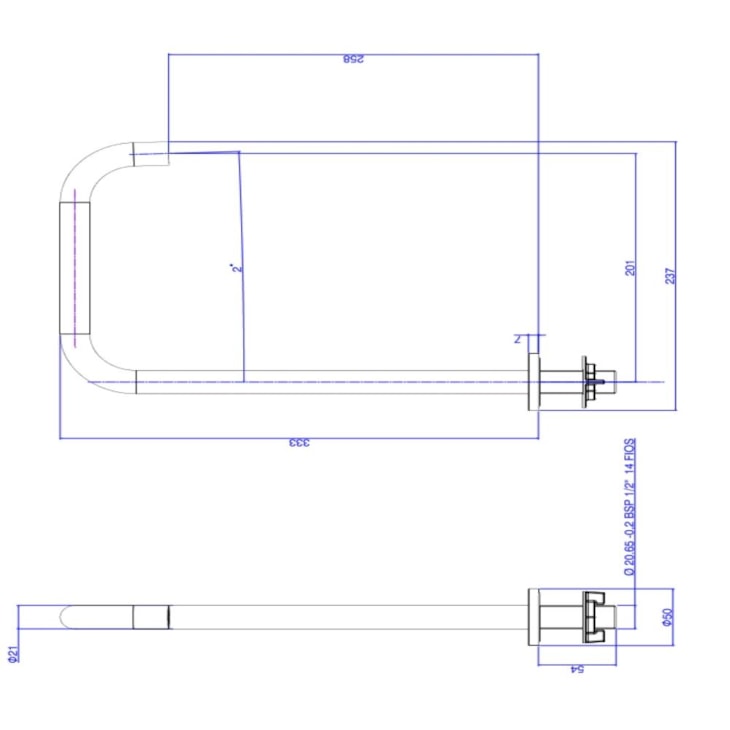Bica Para Lavatório De Mesa Quadrada G Decayou Black Mate Deca