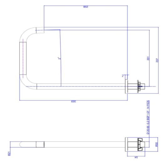 Bica Para Lavatório De Mesa Quadrada M Decayou Dark Antracite Mate Deca - Imagem principal - a217487b-44c5-4f9f-a5f6-1b8bf2c7d79f
