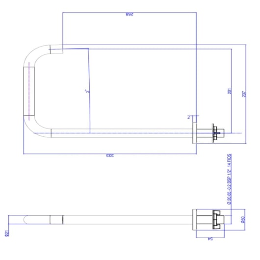 Bica Para Lavatório De Mesa Quadrada M Decayou Inox Deca - Imagem principal - e7435e47-64ef-4531-a5c0-aa13a2ff4b02