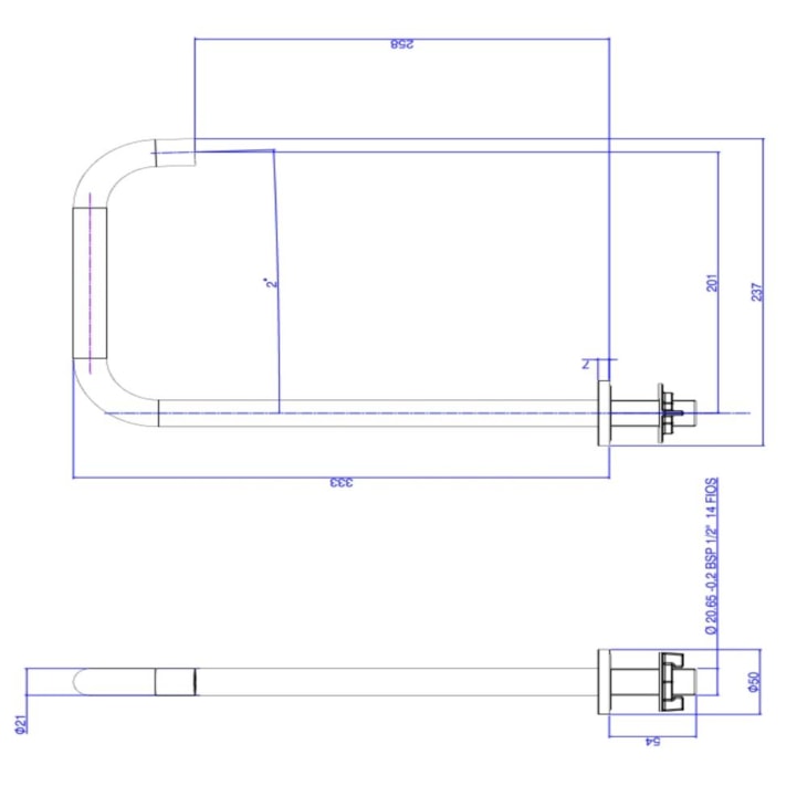 Bica Para Lavatório De Mesa Quadrada M Decayou Inox Deca