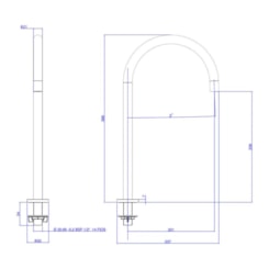 Bica Para Lavatório De Mesa Redonda G You Inox Deca