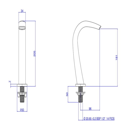 Bica Para Lavatório De Mesa Wave P You Inox Deca - Imagem principal - bcfd0925-1129-4832-a661-16ae2fce78d7