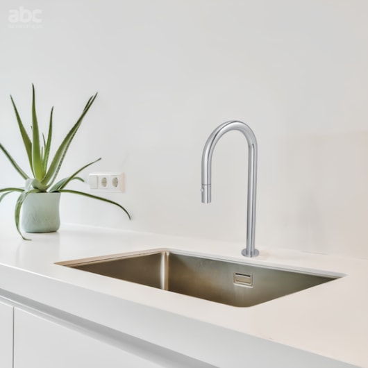 Bica Para Monocomando De Cozinha De Mesa You Curva Cromado Deca - Imagem principal - d4493f87-6ad3-45ff-9a10-75008a26234d