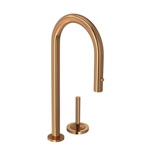 Bica Para Monocomando De Cozinha De Mesa You Reta Gold Red Deca - Imagem principal - decfacf5-1f89-4825-ab74-c2652cdb1caa