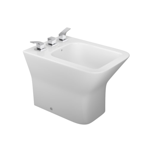 Bidê Com 3 Furos Living Branco Deca - Imagem principal - ada7303d-4f82-42e4-accd-c615661dd0a8