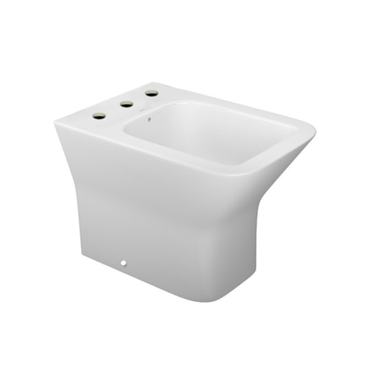 Bidê Com 3 Furos Living Branco Deca - Imagem principal - c48bb89f-44a6-41af-9780-8a6380c959b6