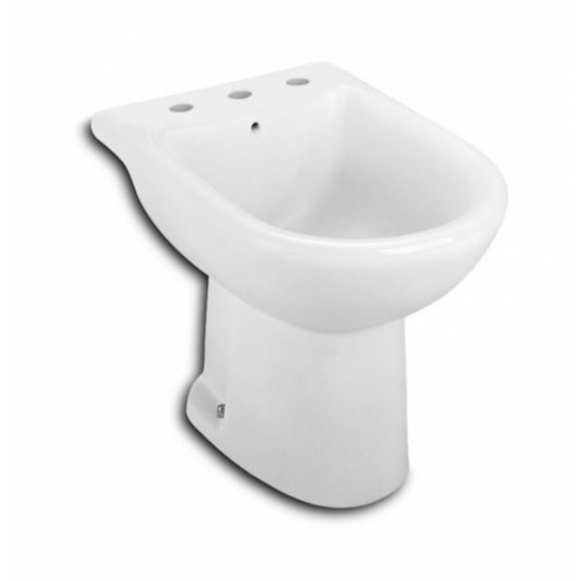 Bidê Com 3 Furos Riviera Branco Celite - Imagem principal - 2e9250ae-92b2-416a-9c0d-4208b2cb291e