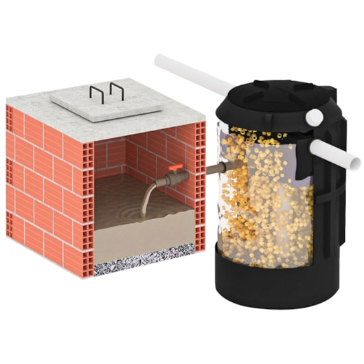 Biodigestor De Polietileno 700l Até 5 Pessoas Preto Fortlev - Imagem principal - 39fb21a3-5837-40a5-b4b1-f2f3094a9769