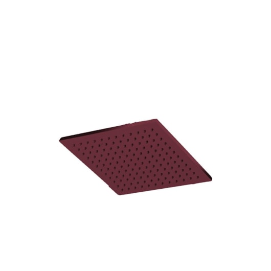 Bojo Quadrado Para Chuveiro RBBOJ1000 Marsala Mate Rubinettos 20x20cm - Imagem principal - f742e552-837a-4bba-95f0-0c447ee3c412