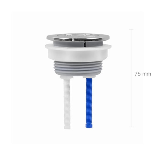 Botão De Acionamento Duplo Cromado Astra - Imagem principal - 7e045b33-f99f-4429-a21a-f2da7e1292dd