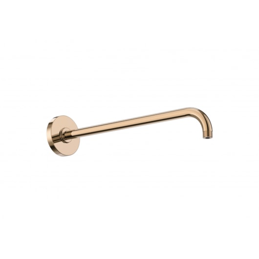 Braço Para Chuveiro De Parede Redondo Rose Gold Roca 40cm - Imagem principal - 6f586504-54d7-4c61-b519-6c8279a93004