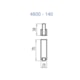 Cabide 4600 Quartzo 140Champagne Fani - 6aa7a772-3a67-435e-bc8c-081c0d1b403c