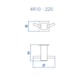 Cabide Duplo 4610 Bella 220 Champanhe Fani - f09fbddf-dd97-4527-884c-34210023166c