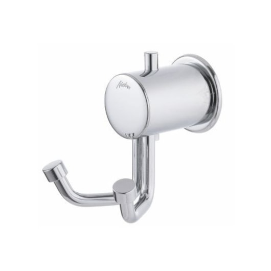 Cabide Duplo para Banheiro Domus 407 C 40 Cromado Meber - Imagem principal - 74a31057-8e53-4f15-9068-5a9f8313ddb1