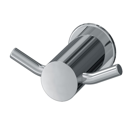 Cabide Duplo Para Banheiro Ipanema 48 Cromado Fani Metais - Imagem principal - 472079a3-4574-4eac-8c65-05c148856f76