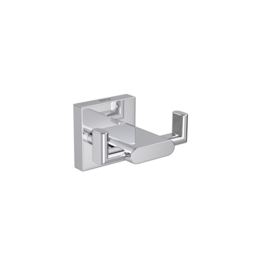 Cabide Duplo Para Banheiro Polo 2062 Cromada Deca - Imagem principal - 3330ed36-65ba-4e7c-ae39-6fb94a48b9bf