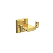 Cabide Duplo Para Banheiro Polo 2062 Gold Deca