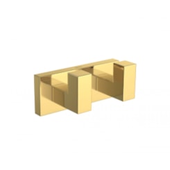 Cabide Duplo Para Banheiro Quadratta Gold Deca