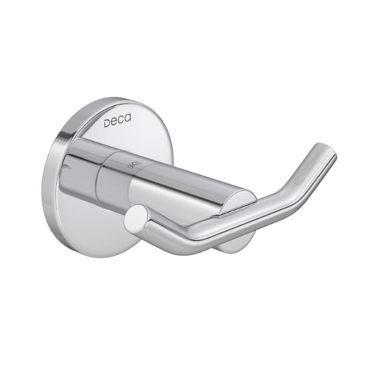 Cabide Duplo Soho Cromado Deca - Imagem principal - fe281e8a-c810-47f9-abfe-c6aeca5545f3