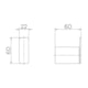 Cabide Flat Onix Docol - 97ec1e27-729f-4df1-b1d9-3d6b8442f743