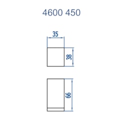 Cabide Horus 450 4600 Champanhe Fani