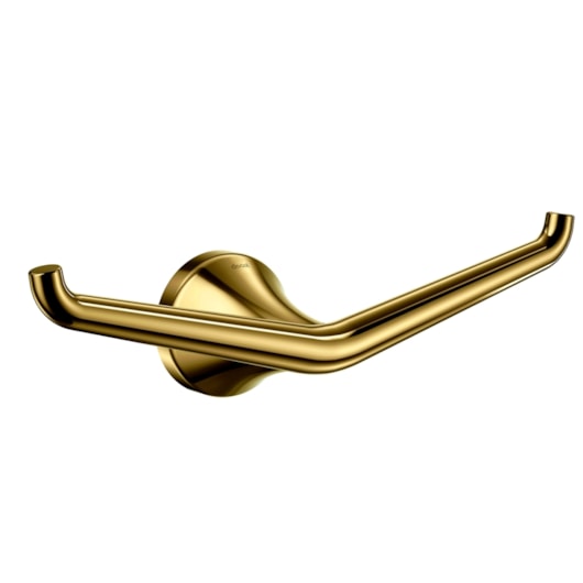 Cabide para Banheiro Duplo Mantis Ouro Polido Docol - Imagem principal - 72c9c2e7-d6f0-406c-b4b7-337c8425177a