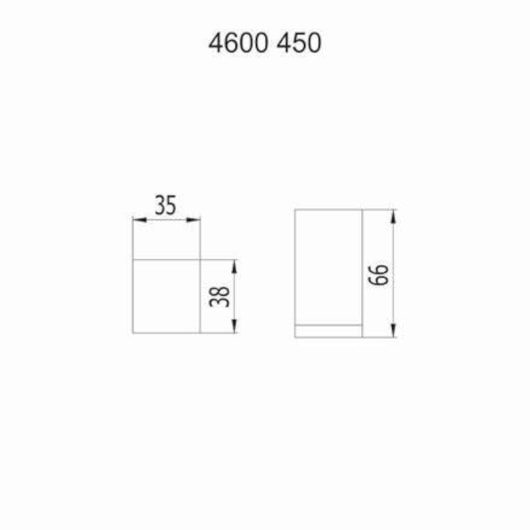 Cabide para Banheiro e Lavabo Horus 4600 BK450 Preto Fosco Fani - Imagem principal - 220a4e9a-e2ff-4eeb-9be3-7f80a76cfe58