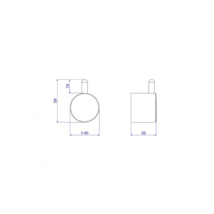 Cabide Para Banheiro Flex 2060 Cromado Deca