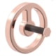 Cabide Simples Rbace6200 Black Matte E Rose Gold Rubinettos - 39c97722-0049-4fdf-ad76-a506c4aa0160