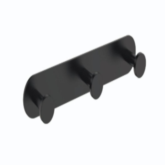 Cabide Triplo Black Matte Lexxa - Imagem principal - 4197d26a-1146-4188-be54-f33686b01a57