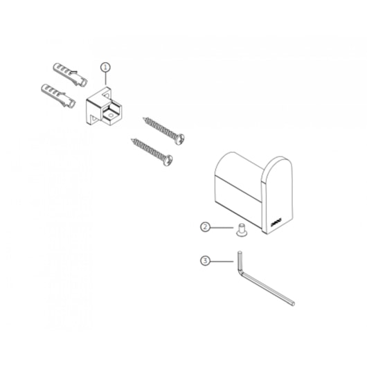 Cabide Versa Black Matte Deca - Imagem principal - 53b1213b-acb6-453a-9062-251119a83ae5